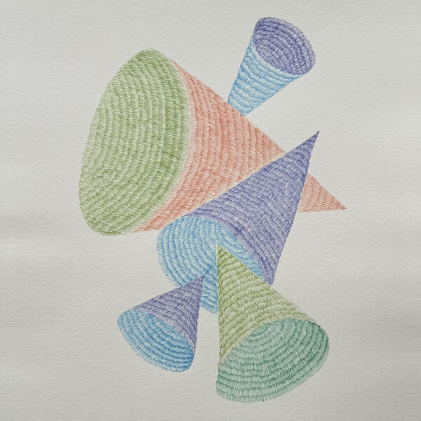 dessin-crayon-bic-abstraction-cones